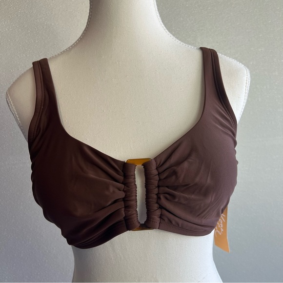 Kona Sol Bralette Bikini Top -
Mulberry Brown Size M (8-10) NWT - Picture 8 of 16